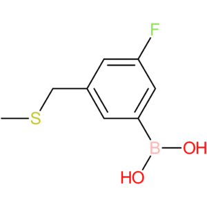 (3-fluoro-5-[(methylsulfanyl)methyl]phenyl)boronic acid