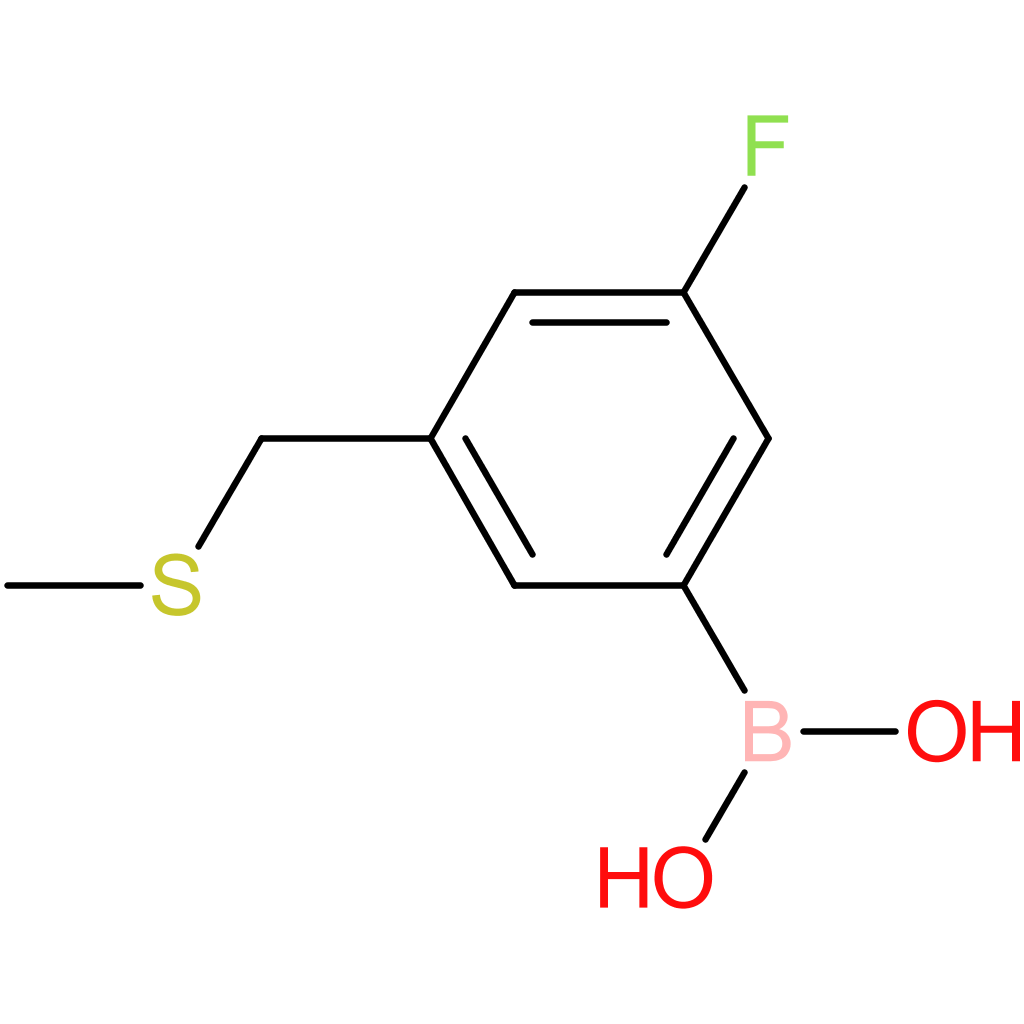 (3-fluoro-5-[(methylsulfanyl)methyl]phenyl)boronic acid