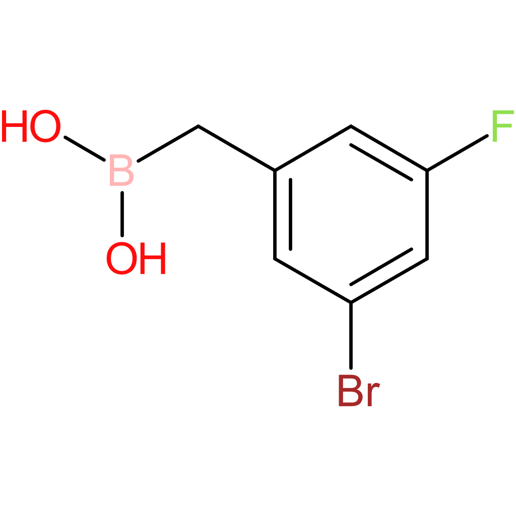 [(3-bromo-5-fluorophenyl)methyl]boronic acid