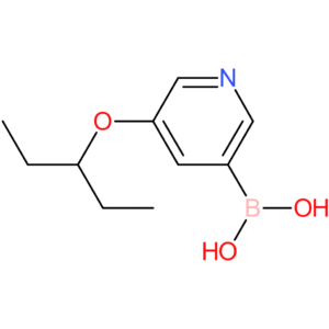 [5-(pentan-3-yloxy)pyridin-3-yl]boronic acid