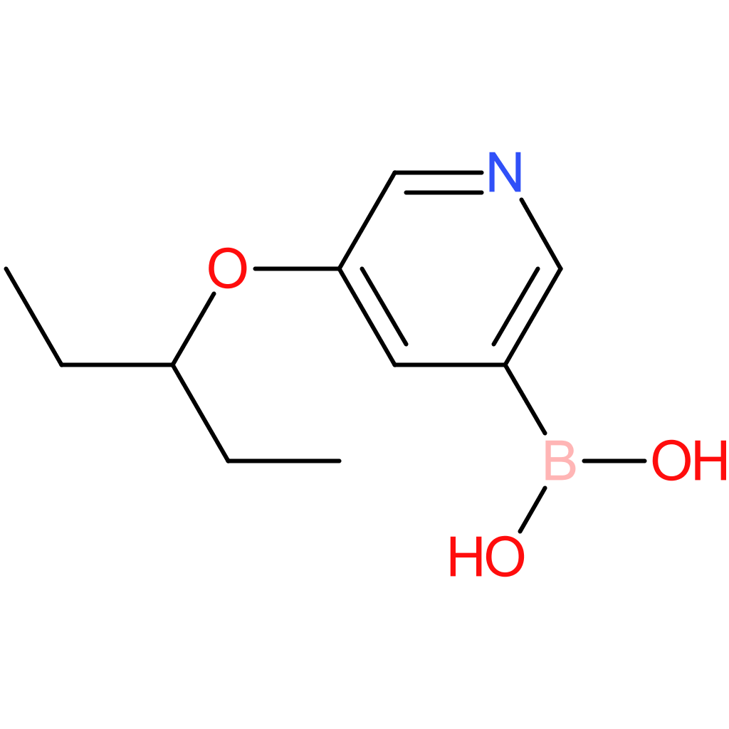 [5-(pentan-3-yloxy)pyridin-3-yl]boronic acid