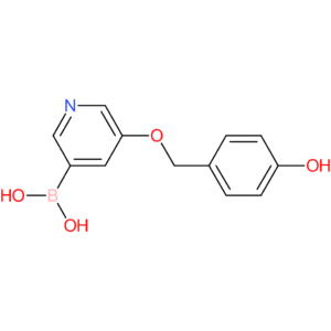 (5-[(4-hydroxyphenyl)methoxy]pyridin-3-yl)boronic acid