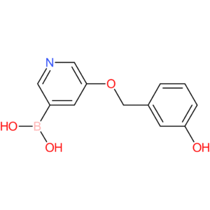 (5-[(3-hydroxyphenyl)methoxy]pyridin-3-yl)boronic acid