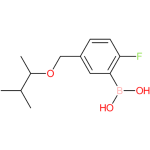 (2-fluoro-5-([(3-methylbutan-2-yl)oxy]methyl)phenyl)boronic acid