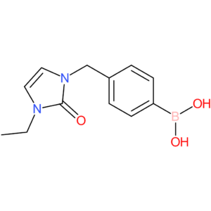 (4-[(3-ethyl-2-oxo-2,3-dihydro-1h-imidazol-1-yl)methyl]phenyl)boronic acid