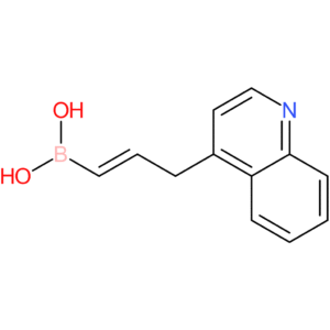 (E)-(3-(quinolin-4-yl)prop-1-en-1-yl)boronic acid