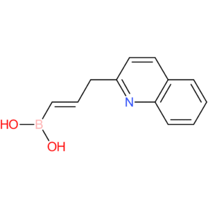 (E)-(3-(quinolin-2-yl)prop-1-en-1-yl)boronic acid