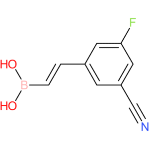 (E)-(3-cyano-5-fluorostyryl)boronic acid