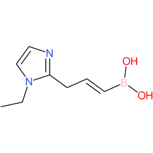 (E)-(3-(1-ethyl-1H-imidazol-2-yl)prop-1-en-1-yl)boronic acid