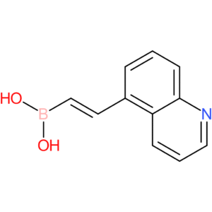 (E)-(2-(quinolin-5-yl)vinyl)boronic acid