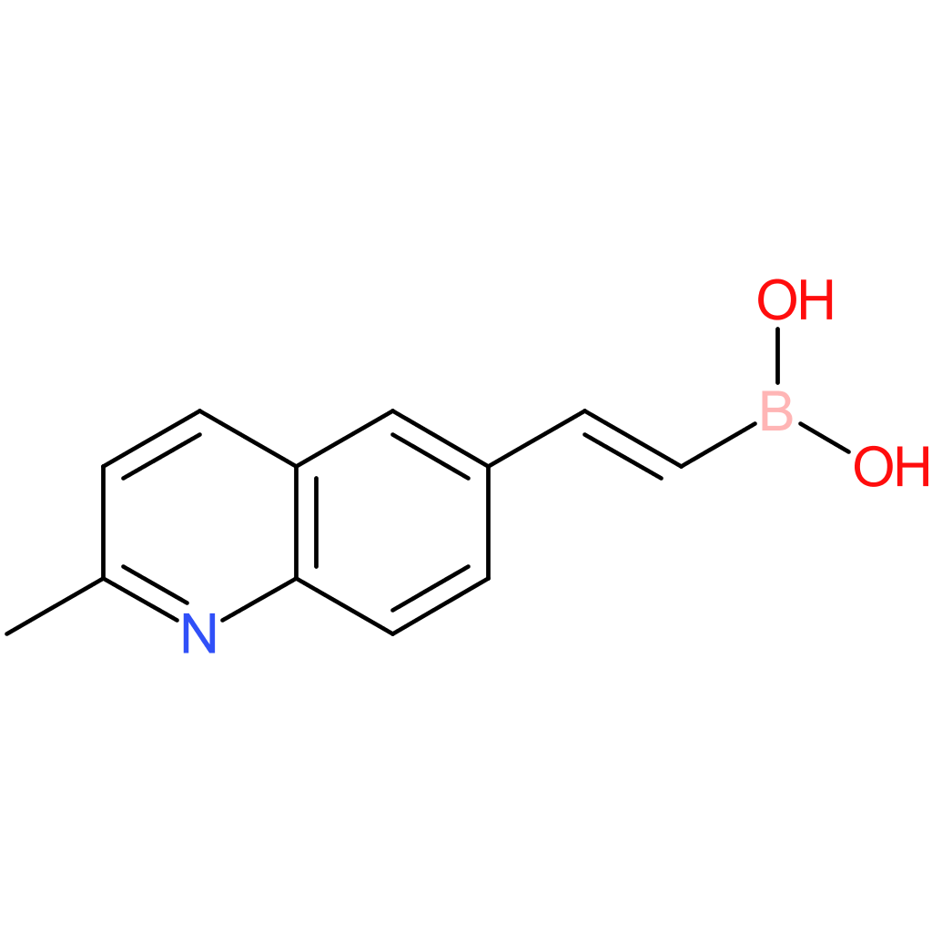 (E)-(2-(2-methylquinolin-6-yl)vinyl)boronic acid