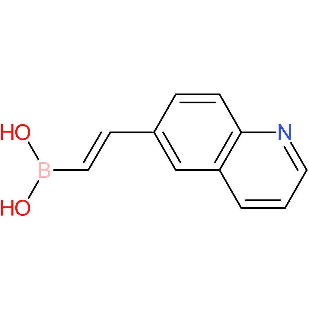 (E)-(2-(quinolin-6-yl)vinyl)boronic acid