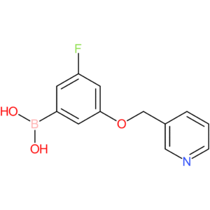[3-fluoro-5-(pyridin-3-ylmethoxy)phenyl]boronic acid