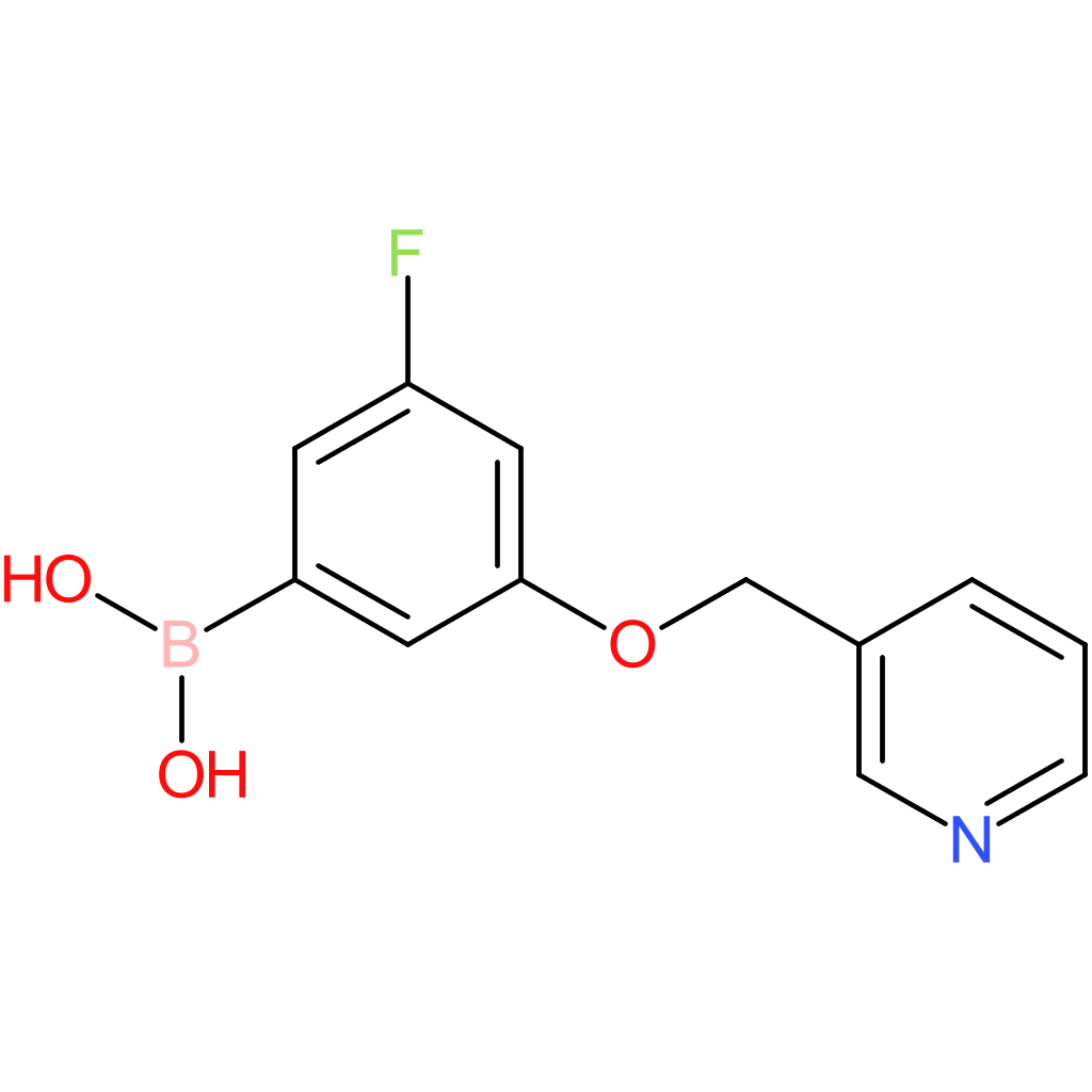 [3-fluoro-5-(pyridin-3-ylmethoxy)phenyl]boronic acid