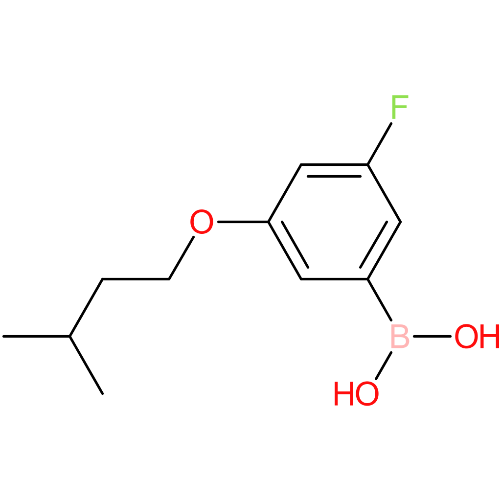 [3-fluoro-5-(3-methylbutoxy)phenyl]boronic acid