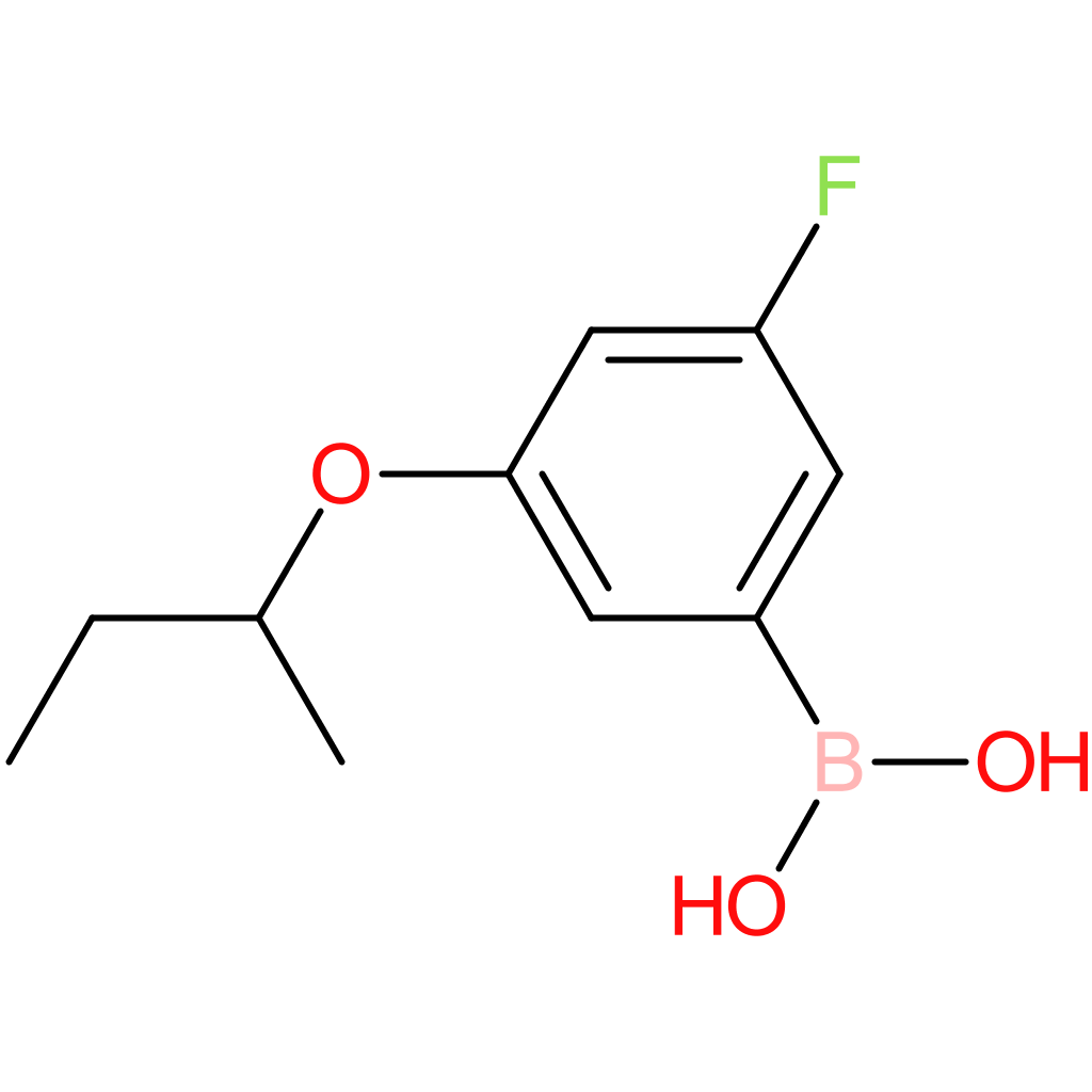 [3-(butan-2-yloxy)-5-fluorophenyl]boronic acid