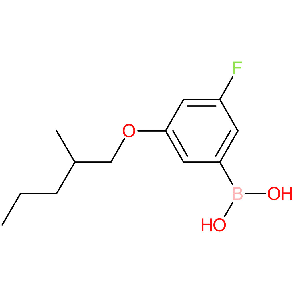 (3-fluoro-5-[(2-methylpentyl)oxy]phenyl)boronic acid