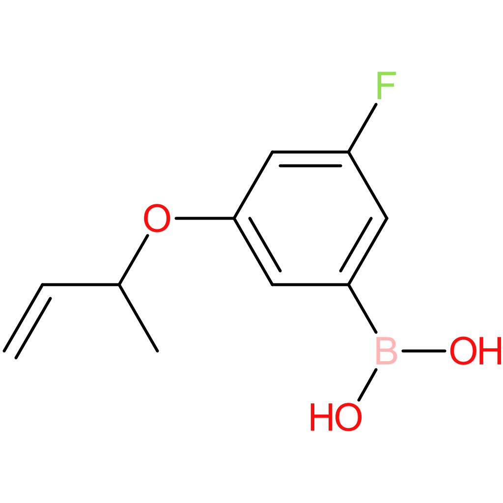 [3-(but-3-en-2-yloxy)-5-fluorophenyl]boronic acid
