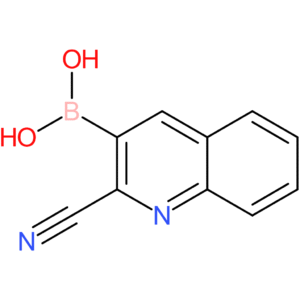 (2-cyanoquinolin-3-yl)boronic acid