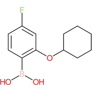 [2-(cyclohexyloxy)-4-fluorophenyl]boronic acid