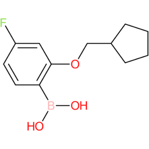 [2-(cyclopentylmethoxy)-4-fluorophenyl]boronic acid