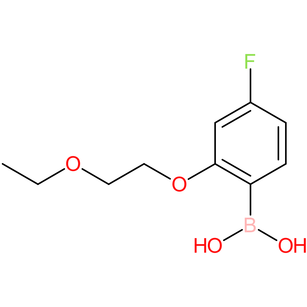 [2-(2-ethoxyethoxy)-4-fluorophenyl]boronic acid