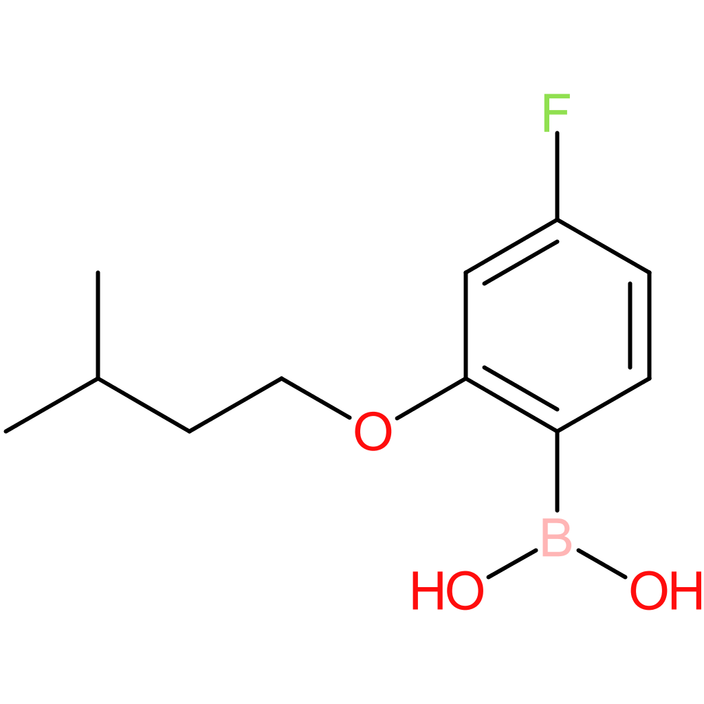 [4-fluoro-2-(3-methylbutoxy)phenyl]boronic acid