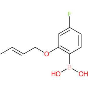 (E)-(2-(but-2-en-1-yloxy)-4-fluorophenyl)boronic acid