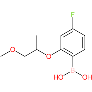 (4-fluoro-2-[(1-methoxypropan-2-yl)oxy]phenyl)boronic acid