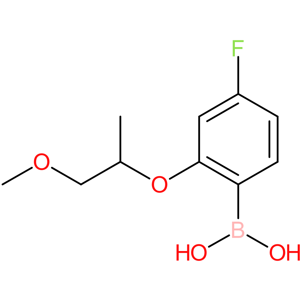 (4-fluoro-2-[(1-methoxypropan-2-yl)oxy]phenyl)boronic acid