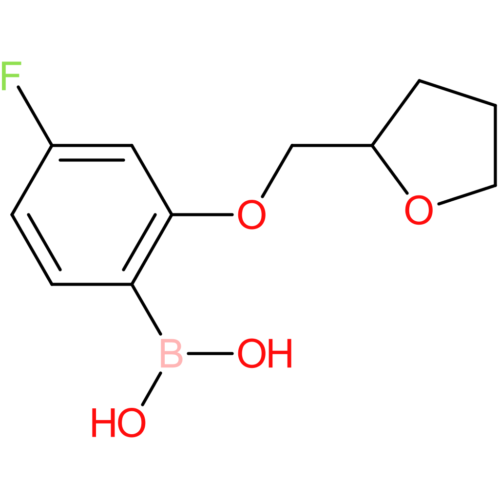 [4-fluoro-2-(oxolan-2-ylmethoxy)phenyl]boronic acid