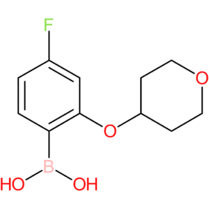 [4-fluoro-2-(oxan-4-yloxy)phenyl]boronic acid