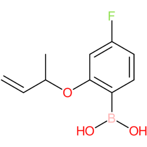 [2-(but-3-en-2-yloxy)-4-fluorophenyl]boronic acid