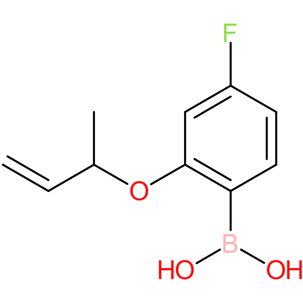 [2-(but-3-en-2-yloxy)-4-fluorophenyl]boronic acid