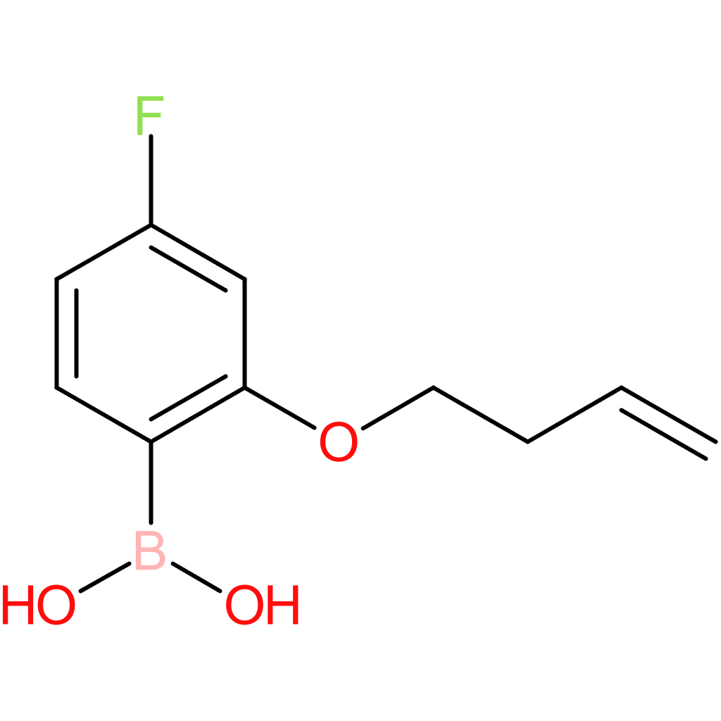 [2-(but-3-en-1-yloxy)-4-fluorophenyl]boronic acid