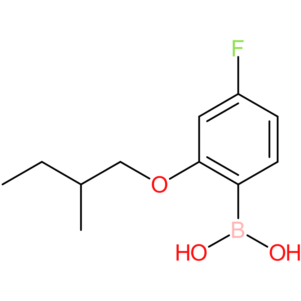 [4-fluoro-2-(2-methylbutoxy)phenyl]boronic acid