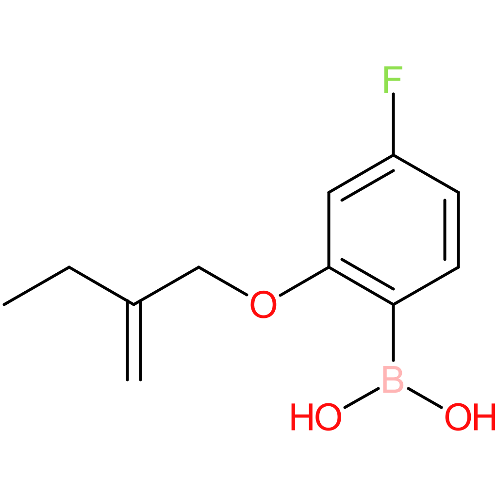 [4-fluoro-2-(2-methylidenebutoxy)phenyl]boronic acid