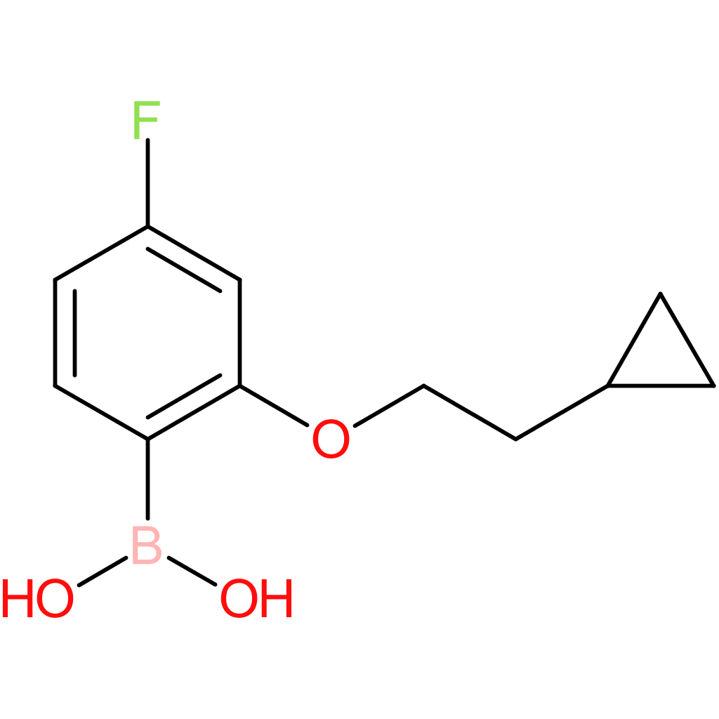 [2-(2-cyclopropylethoxy)-4-fluorophenyl]boronic acid