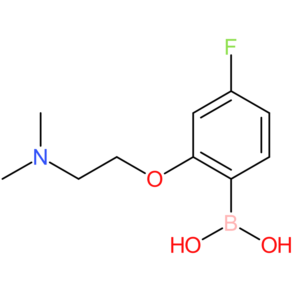 (2-[2-(dimethylamino)ethoxy]-4-fluorophenyl)boronic acid