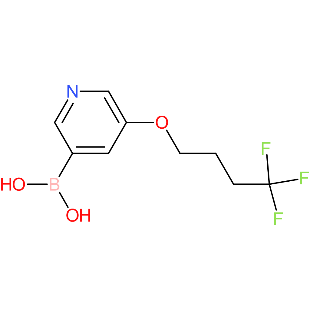 [5-(4,4,4-trifluorobutoxy)pyridin-3-yl]boronic acid