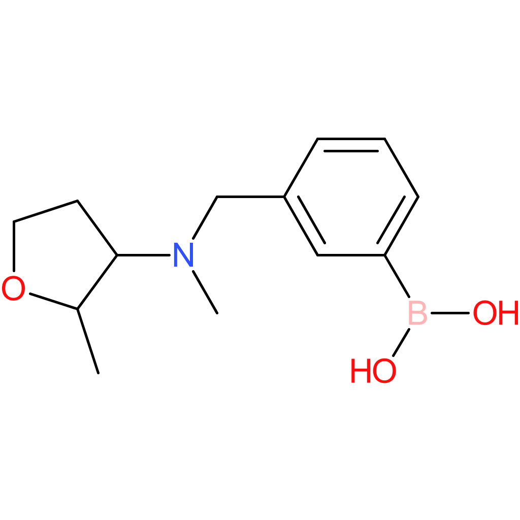 (3-([methyl(2-methyloxolan-3-yl)amino]methyl)phenyl)boronic acid