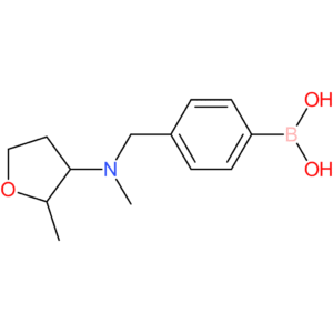 (4-([methyl(2-methyloxolan-3-yl)amino]methyl)phenyl)boronic acid