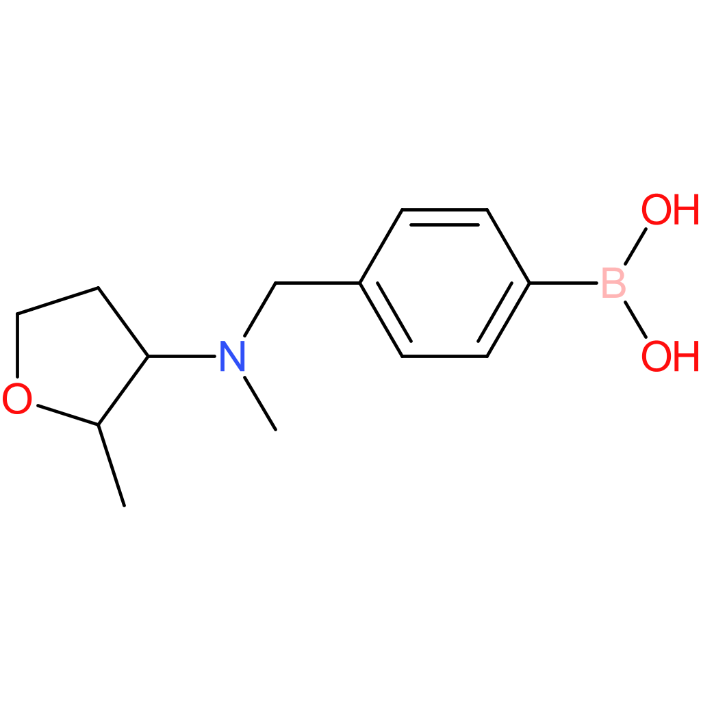 (4-([methyl(2-methyloxolan-3-yl)amino]methyl)phenyl)boronic acid