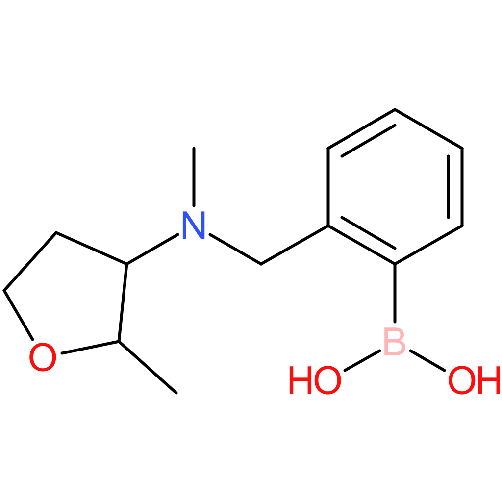 (2-([methyl(2-methyloxolan-3-yl)amino]methyl)phenyl)boronic acid