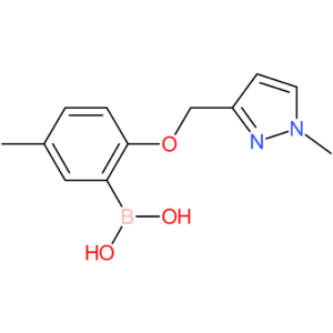 (5-methyl-2-[(1-methyl-1h-pyrazol-3-yl)methoxy]phenyl)boronic acid