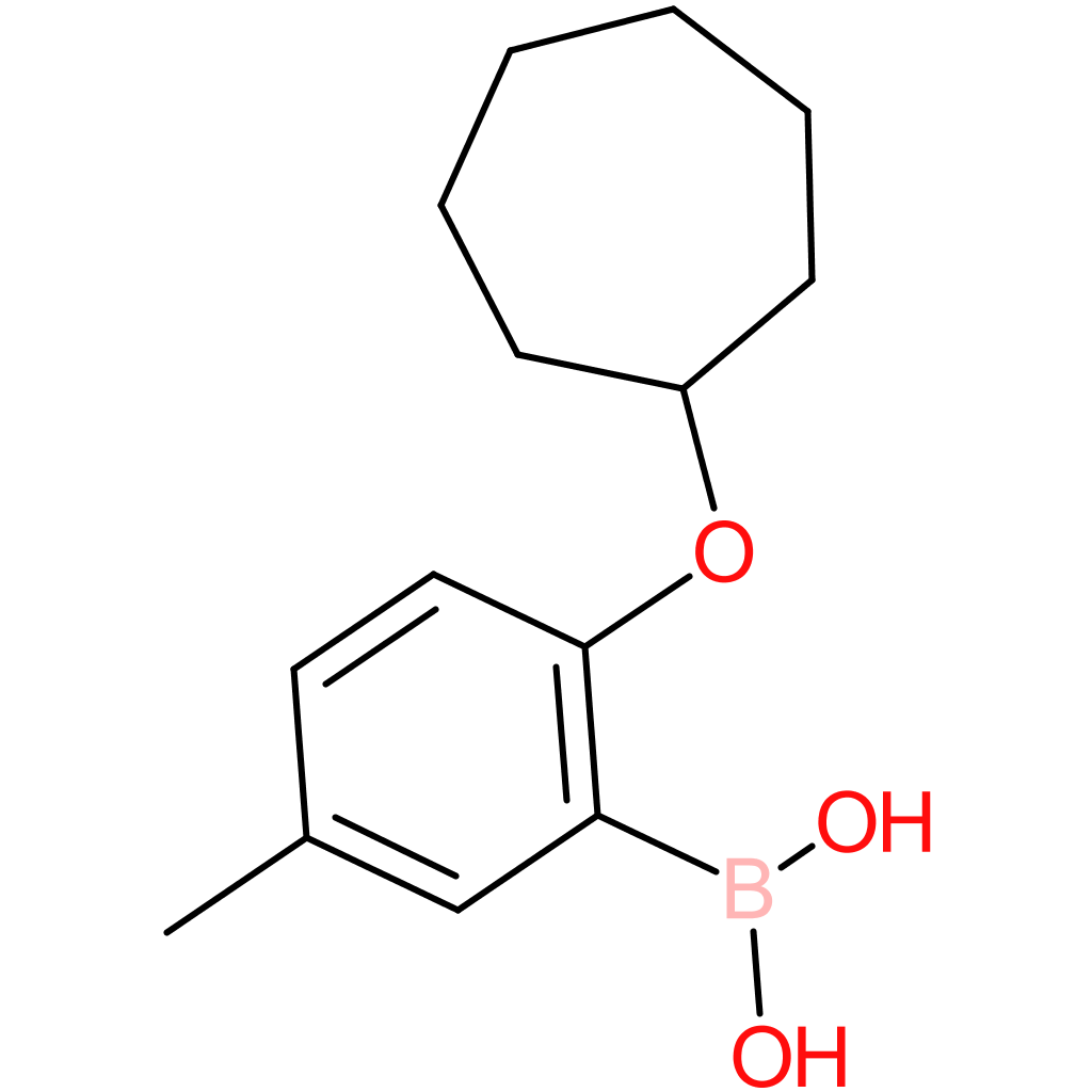 [2-(cycloheptyloxy)-5-methylphenyl]boronic acid