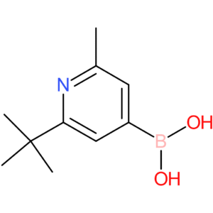 2-methyl-6-(tert-butyl)pyridine-4-boronic acid