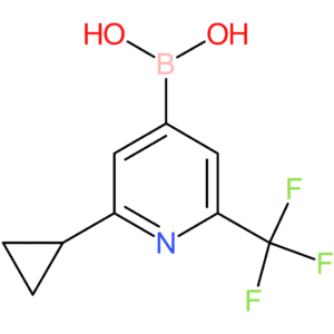 2-(cyclopropyl)-6-(trifluoromethyl)pyridine-4-boronic acid