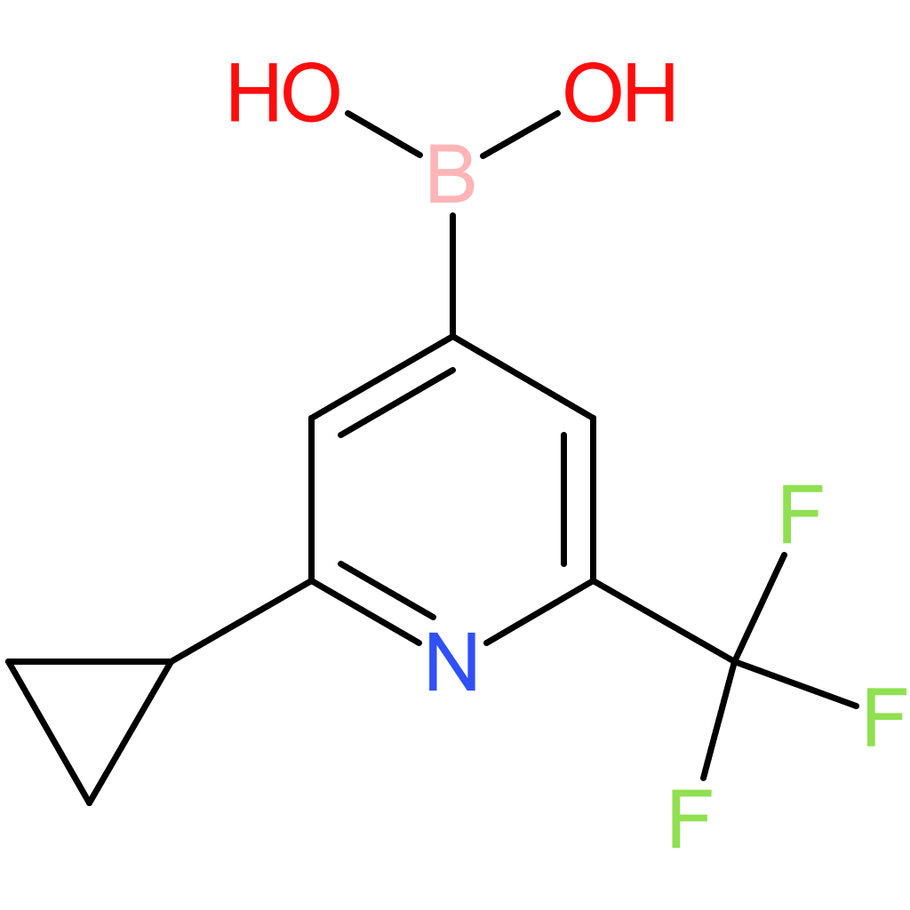 2-(cyclopropyl)-6-(trifluoromethyl)pyridine-4-boronic acid