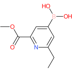[2-(methoxycarbonyl)-6-ethylpyridin-4-yl]boronic acid